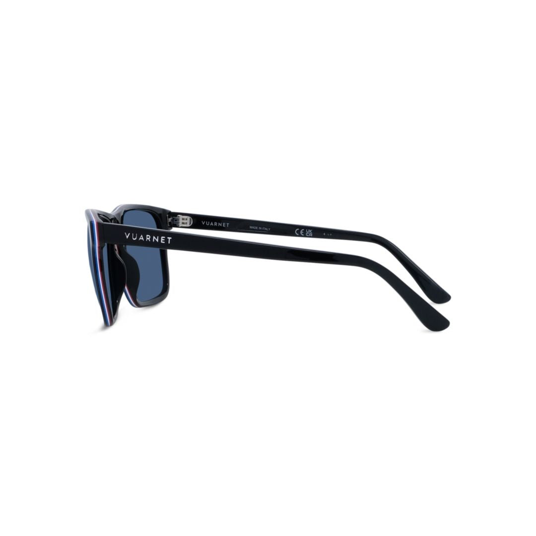 Vuarnet Vu40010i Rectangular Acetate Sunglasses With Tinted Lenses