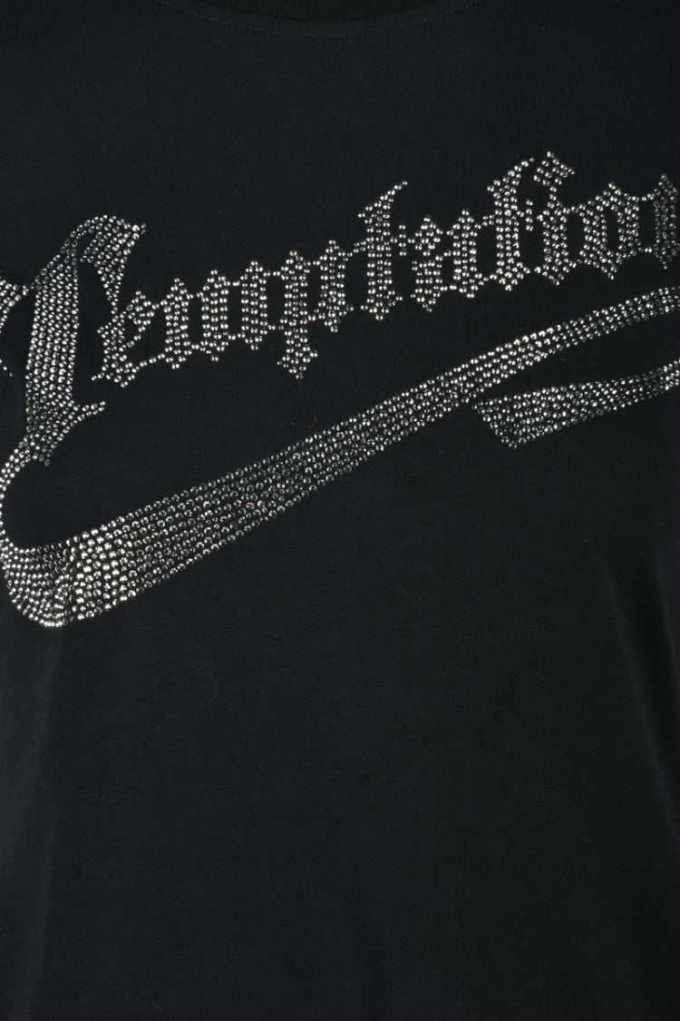John Richmond Gothic Text Embellished John Richmond T-Shirt