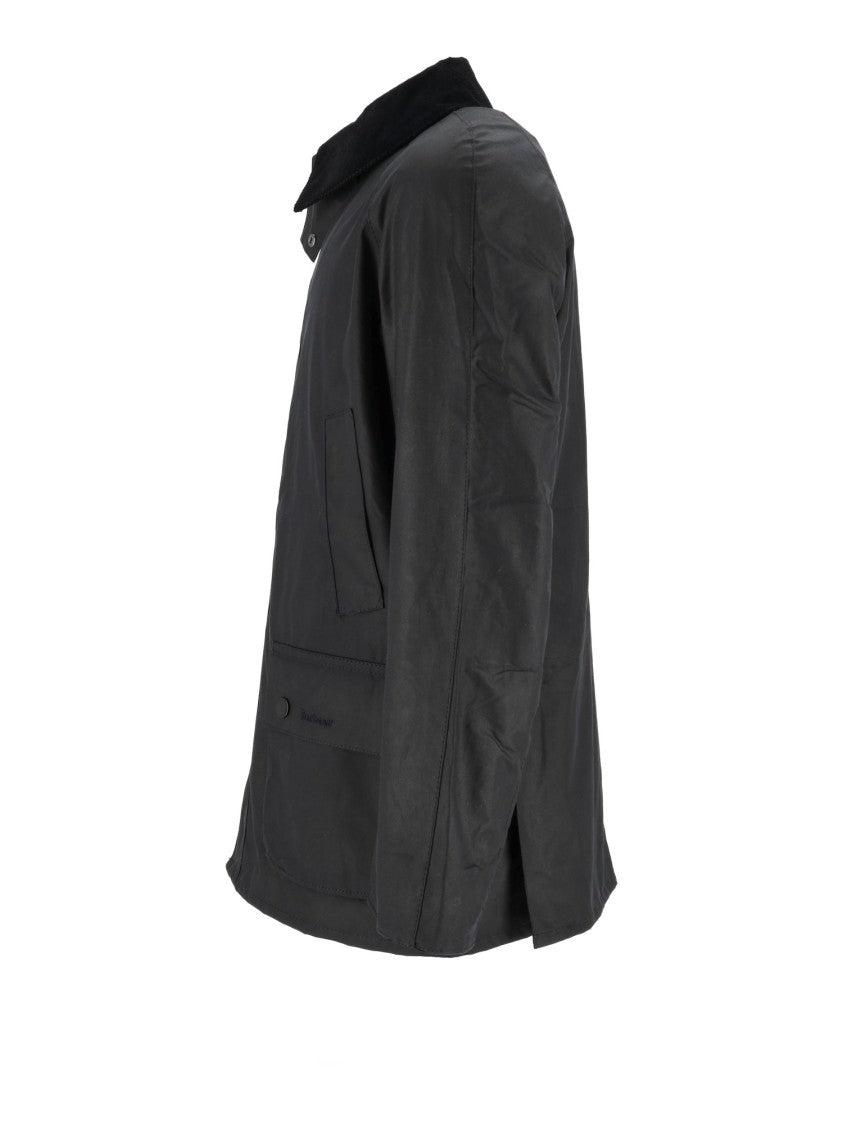 Barbour Waxed Cotton Ashby Jacket With Structured Silhouette