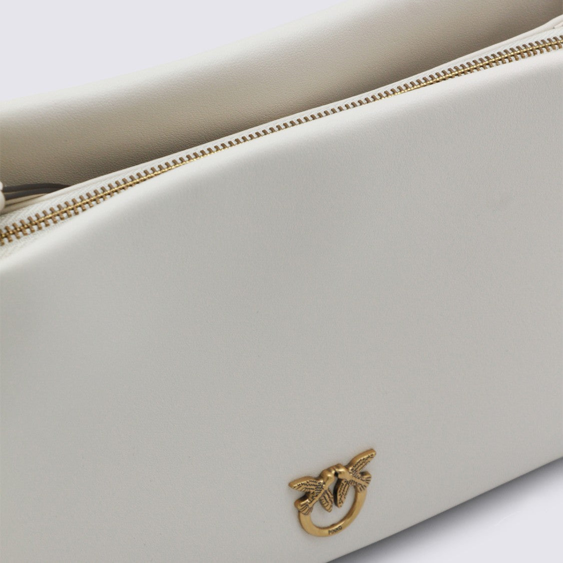 Pinko Structured Minimalist Shoulder Bag With Zippered Closure