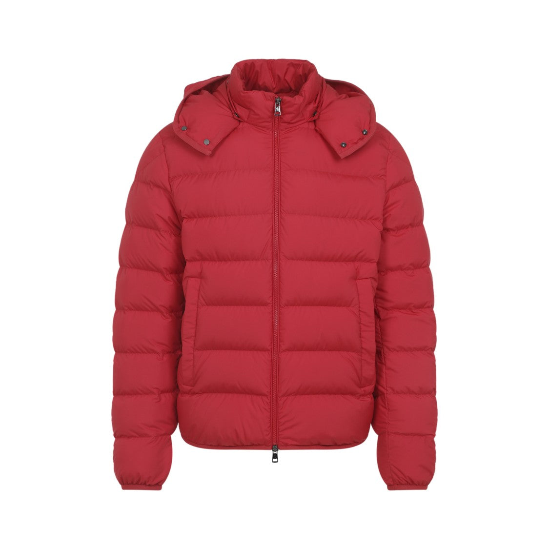 Moncler Quilted Down Jacket With Detachable Hood