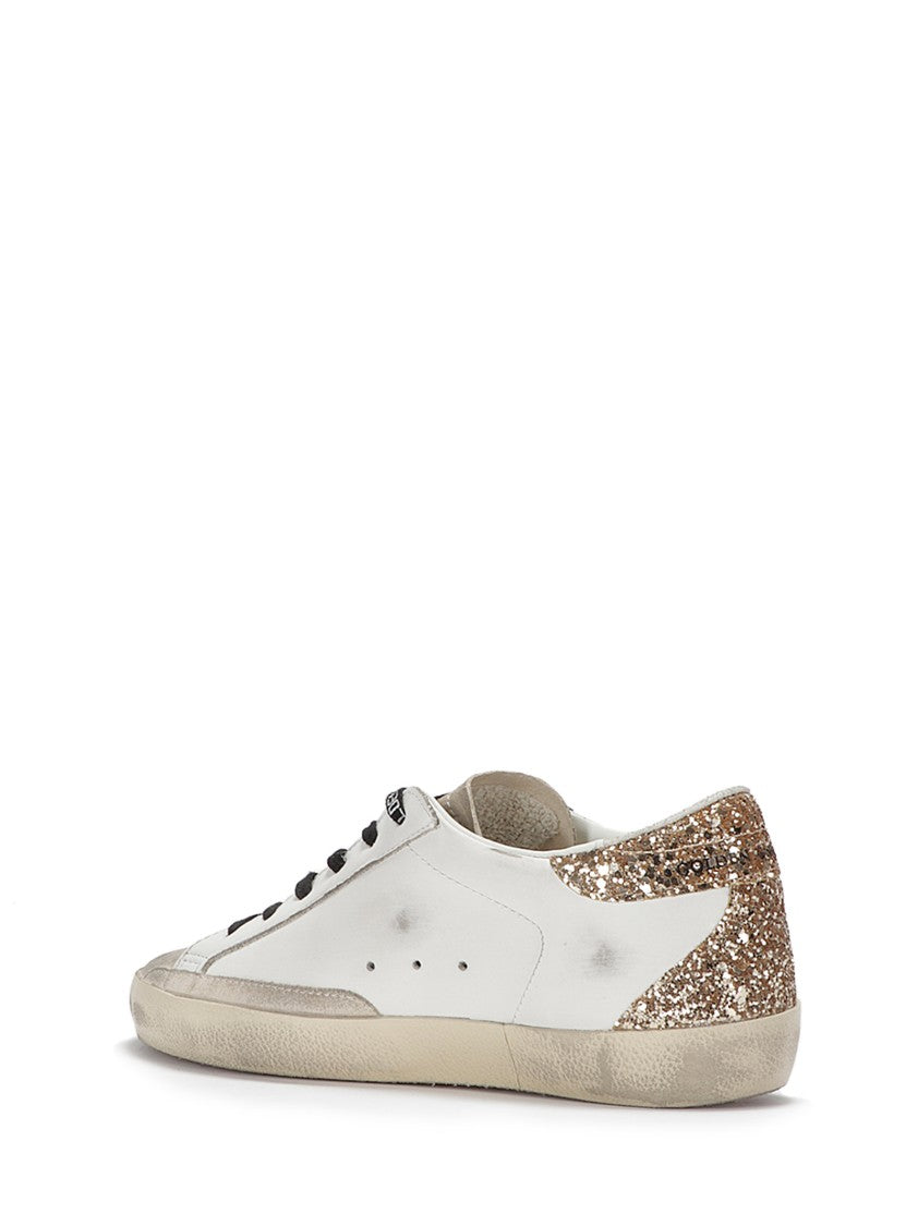 Golden Goose White Superstar Leather Sneakers