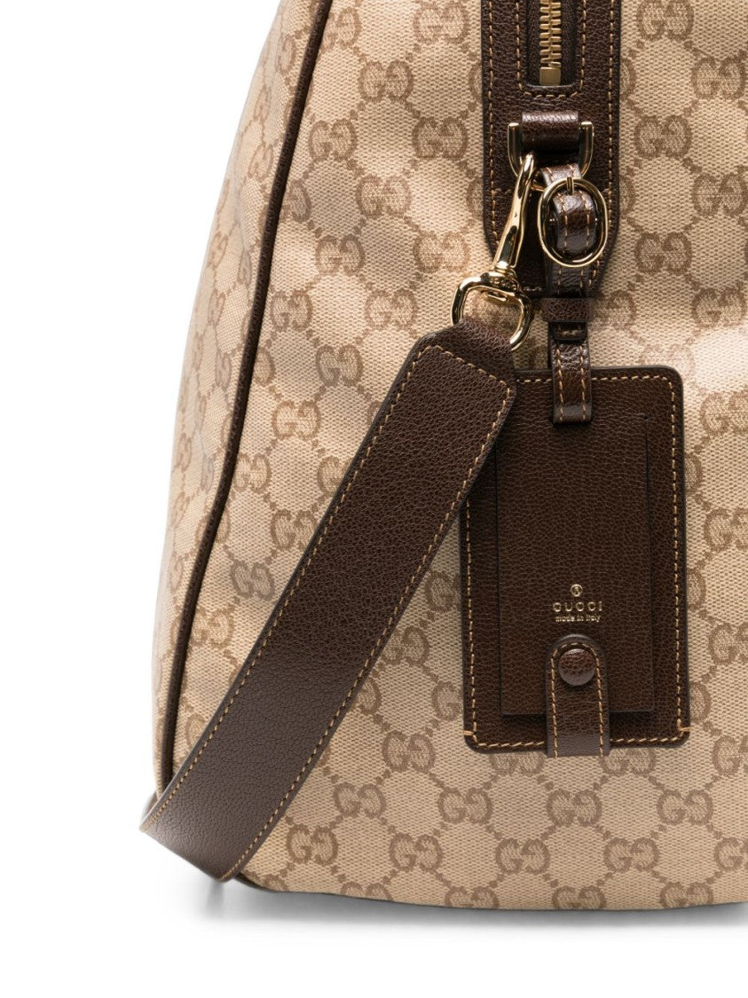 Gucci Monogram Web Stripe Large Duffle Bag