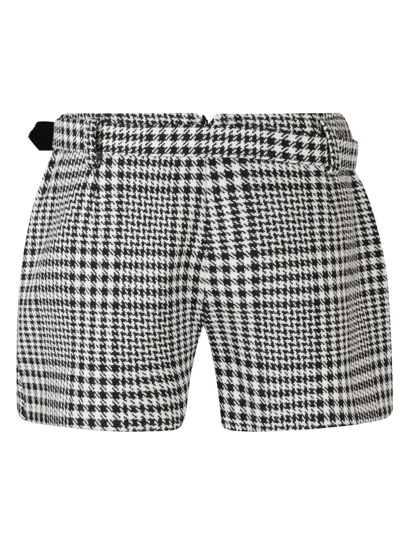Self-Portrait Mini Skirt With Classic Check Pattern