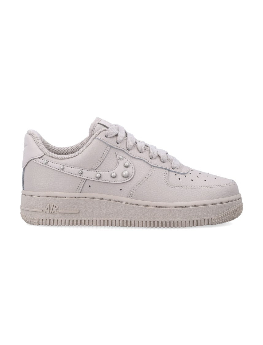 Nike Air Force 1 '07 Metallic-Detail Leather Low-Top Sneakers