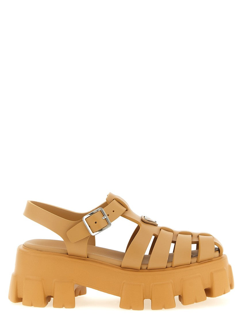 Prada Cage Monolith Sandals