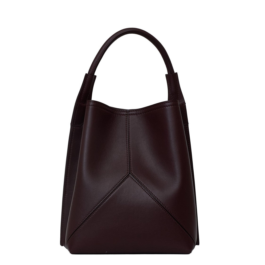 Victoria Beckham Victoria Plie Leather Bucket Bag