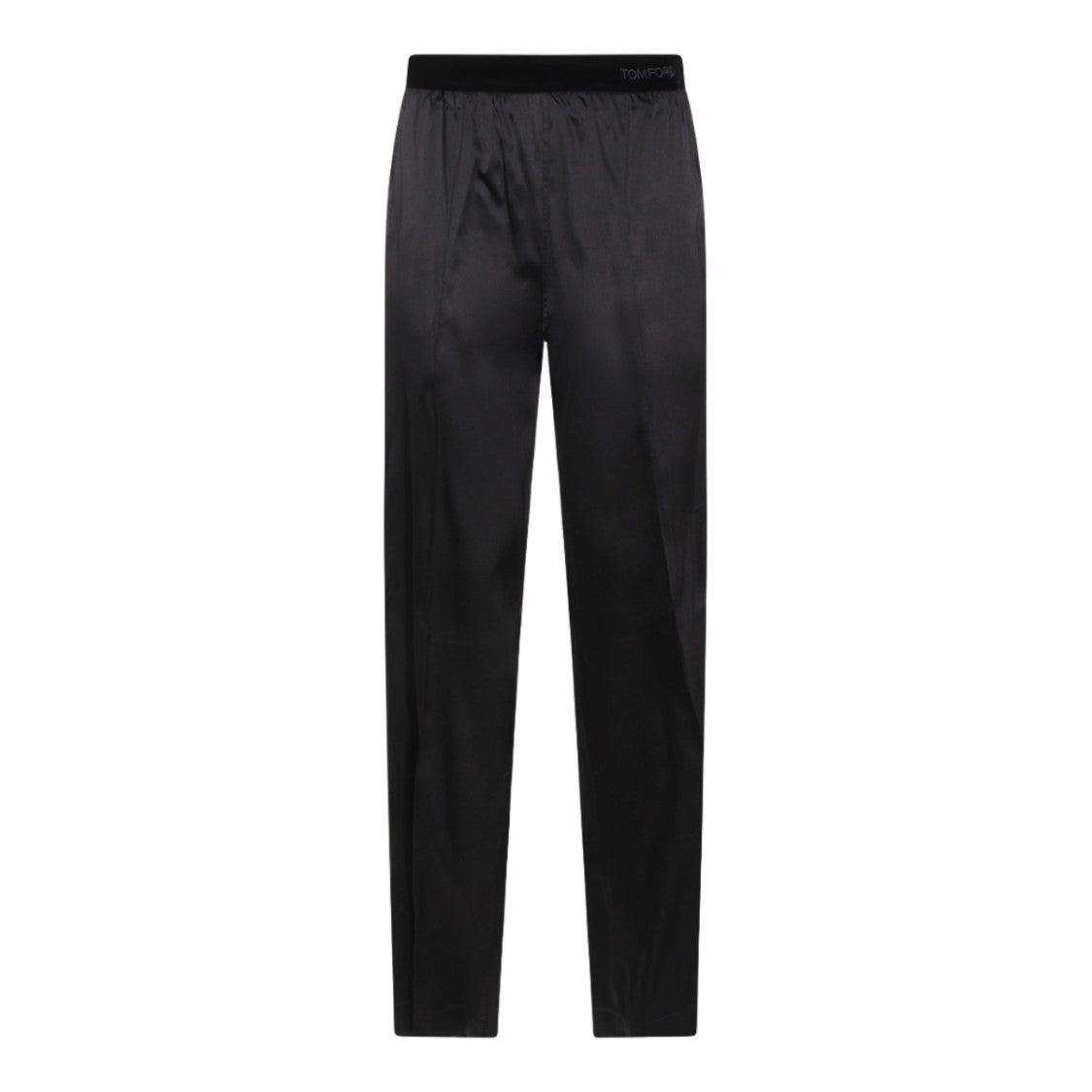 Tom Ford Straight-Leg Trousers With Satin Finish And Subtle Branding