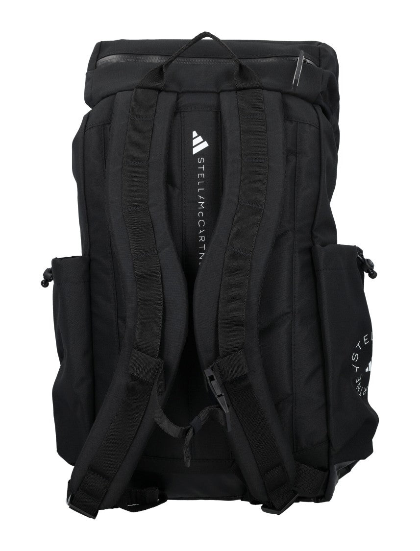 Adidas By Stella Mccartney Vegan Functional Black Nylon Backpack
