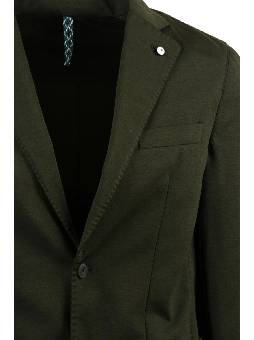 L.B.M. 1911 Stretch Fabric Casual Jacket With Notch Lapels