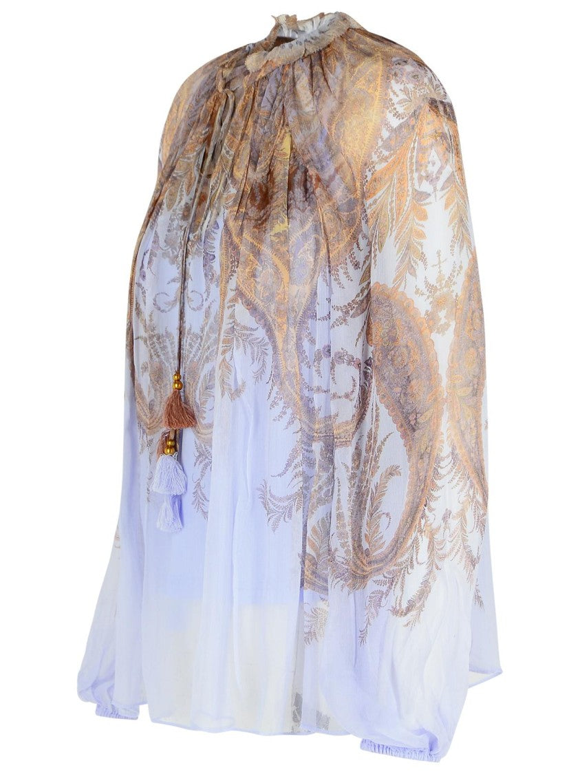 Zimmermann Lilac Viscose Blouse