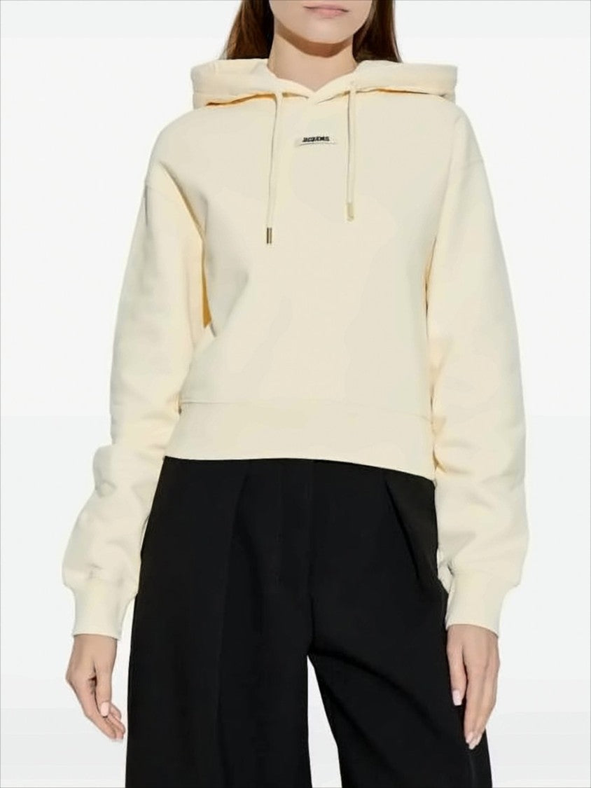 Jacquemus Cropped Hoodie With Drawstring