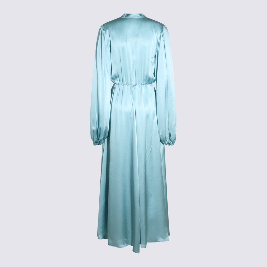 Crida Silken Maxi Dress With Wrap Bodice And Elegant Silhouette