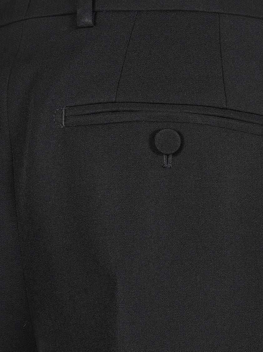 Tom Ford Tailored Straight-Leg Trousers With Concealed Front Fastening