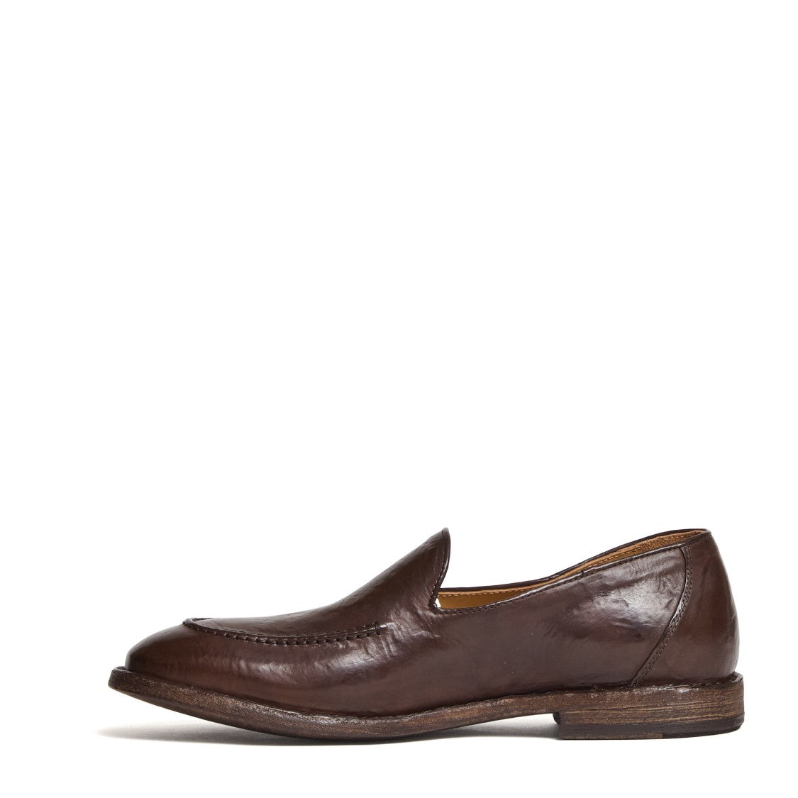 Dondup Brown Leather Loafers