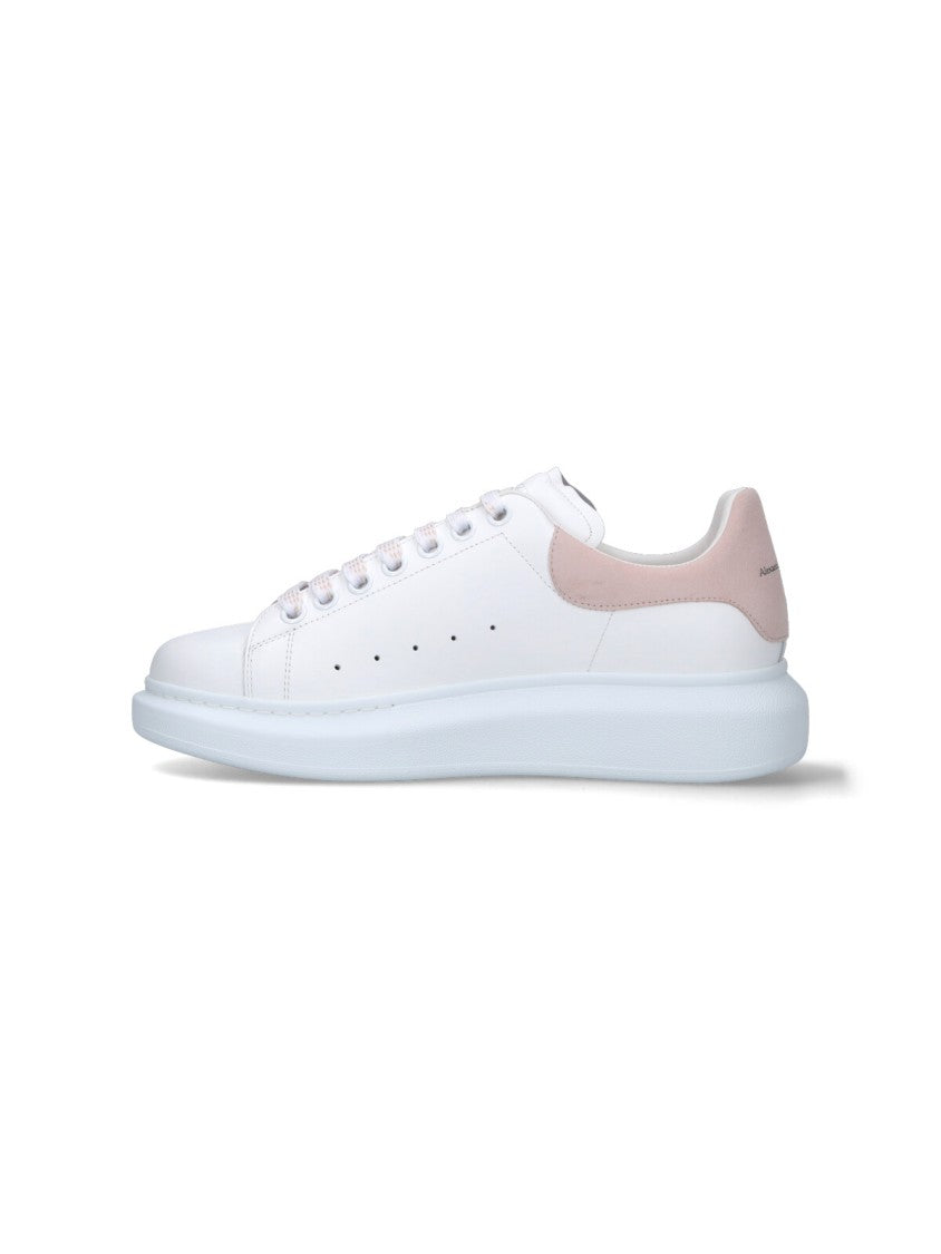 Alexander Mcqueen "Oversize" Sneakers, In White Calfskin