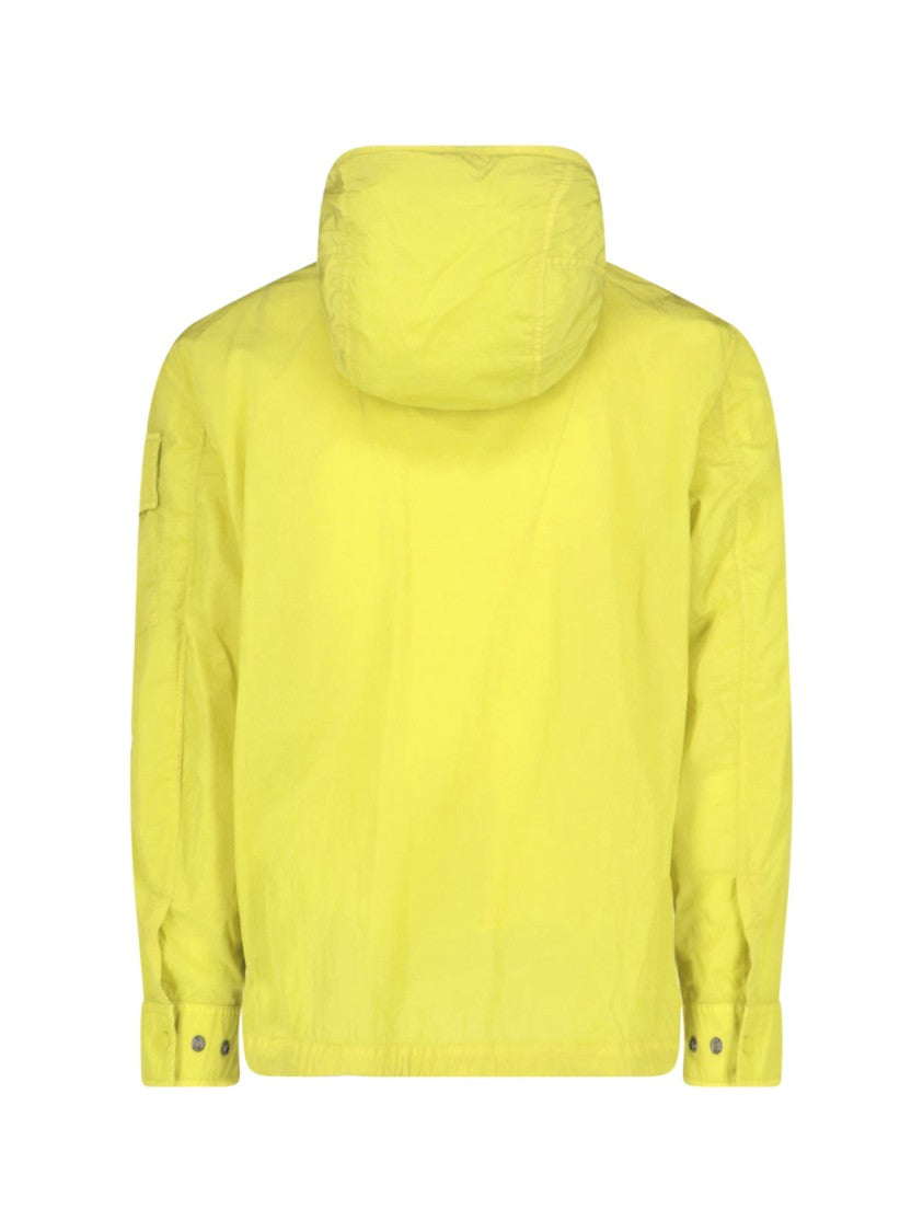 C.P. Company Modern Green Jacket With High Collar