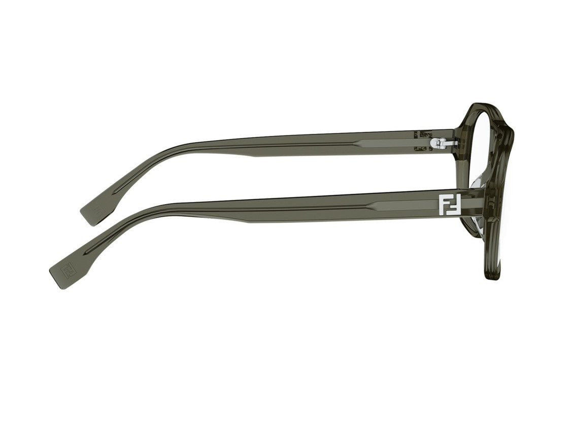 Fendi Fe50131i Double Bridge Oversized Square Eyeglasses