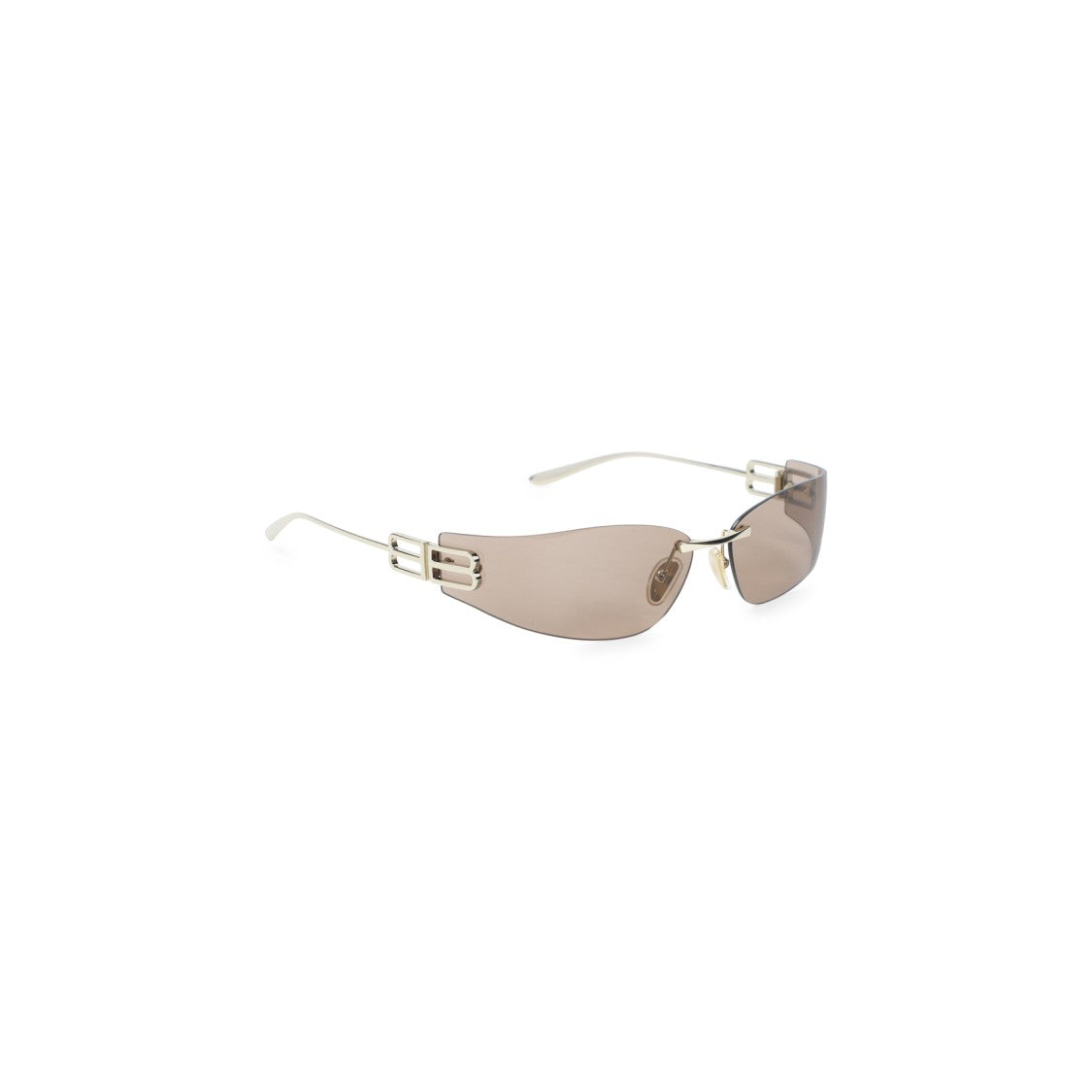Balenciaga Rimless Metallic Gold Balenciaga Sunglasses