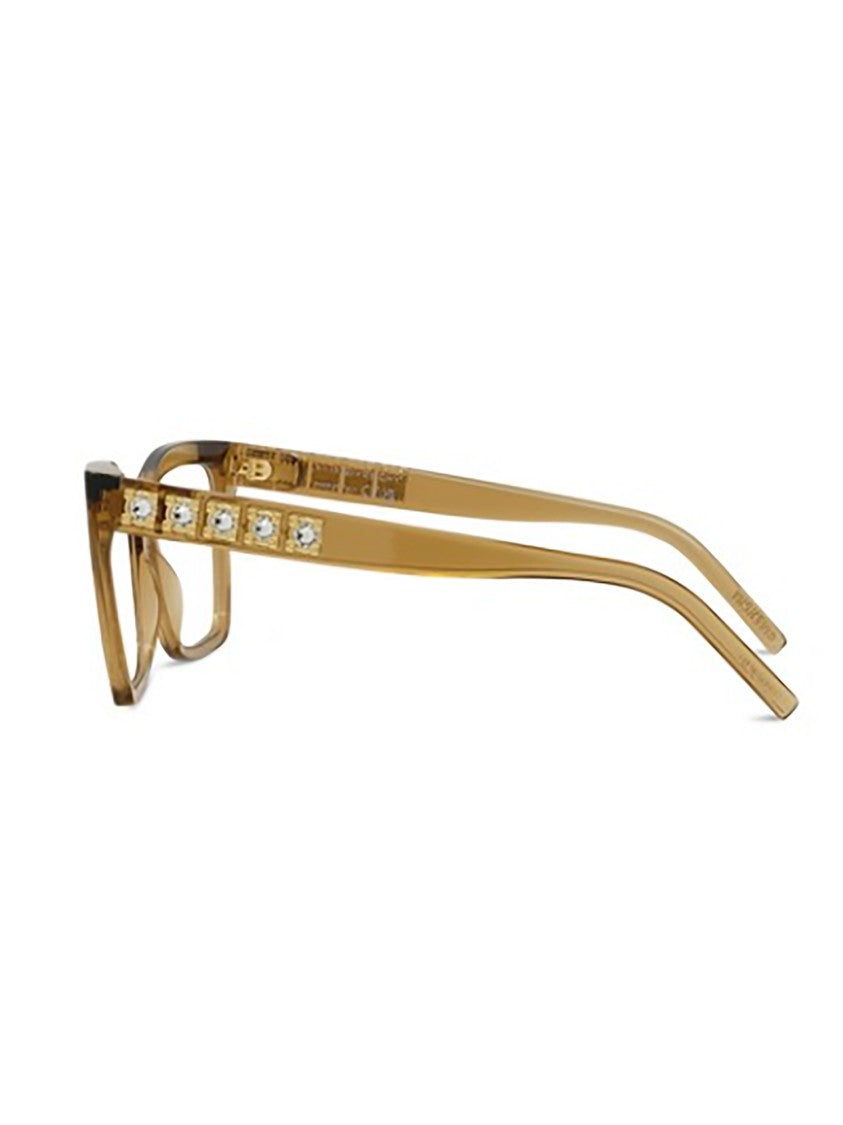 Givenchy Amber-Brown Gv50055i Rectangular Translucent Frames