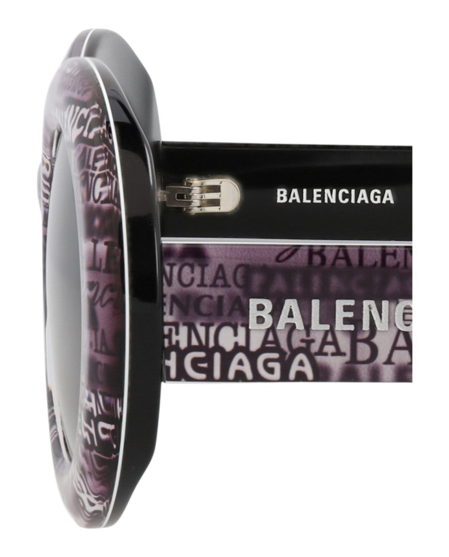 Balenciaga Round-Frame Acetate Sunglasses