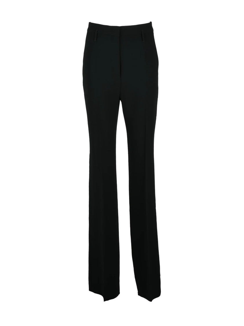 Max Mara High-Waisted Black Trousers With Tailored Silhouette