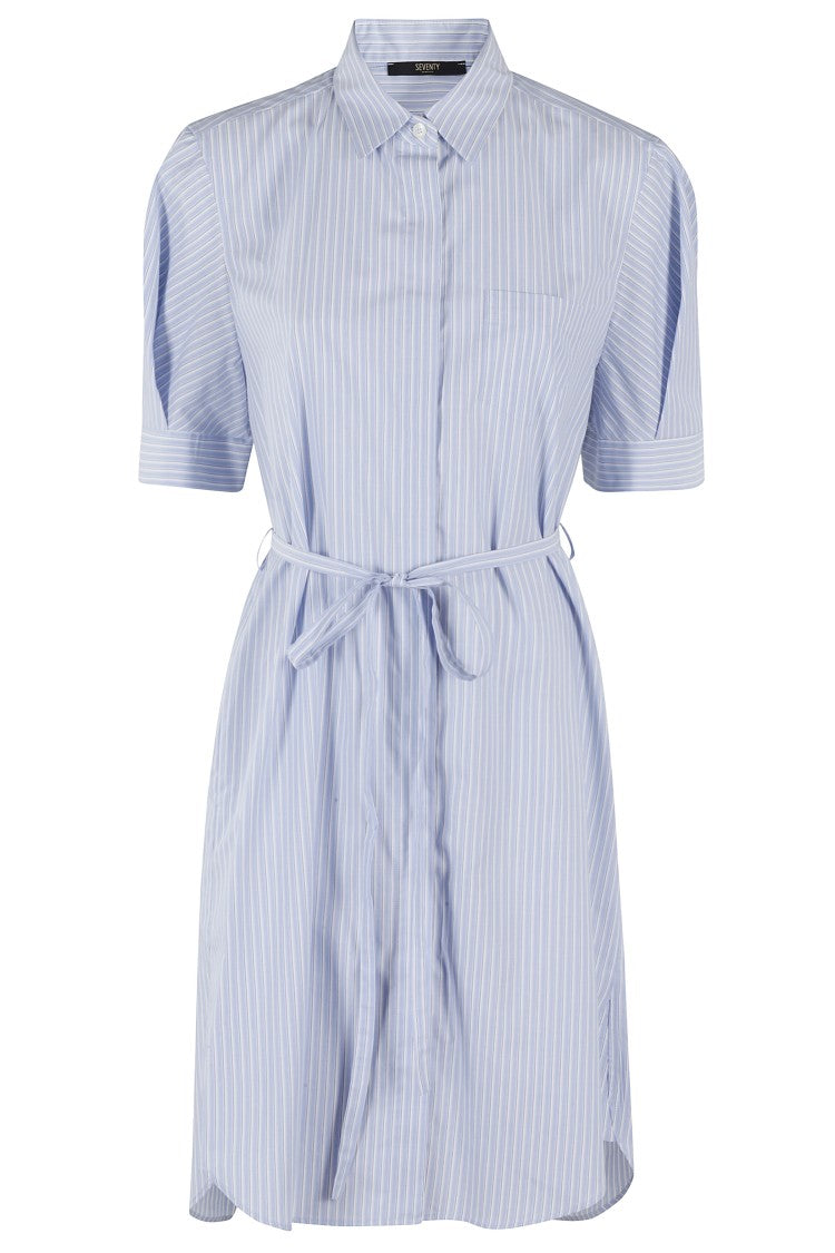 Seventy Cotton Multi-Striped Dress