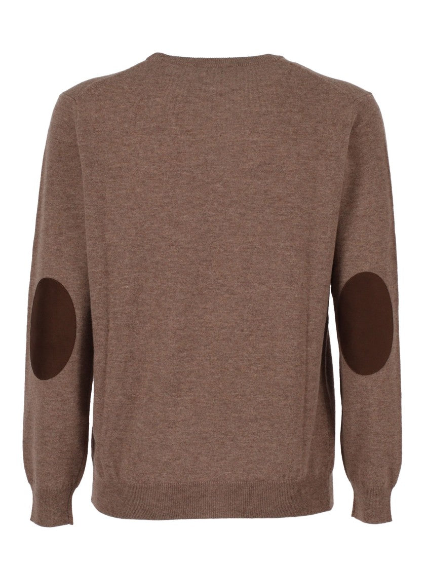 Kangra Cashmere Textured Crew Neck Sweater