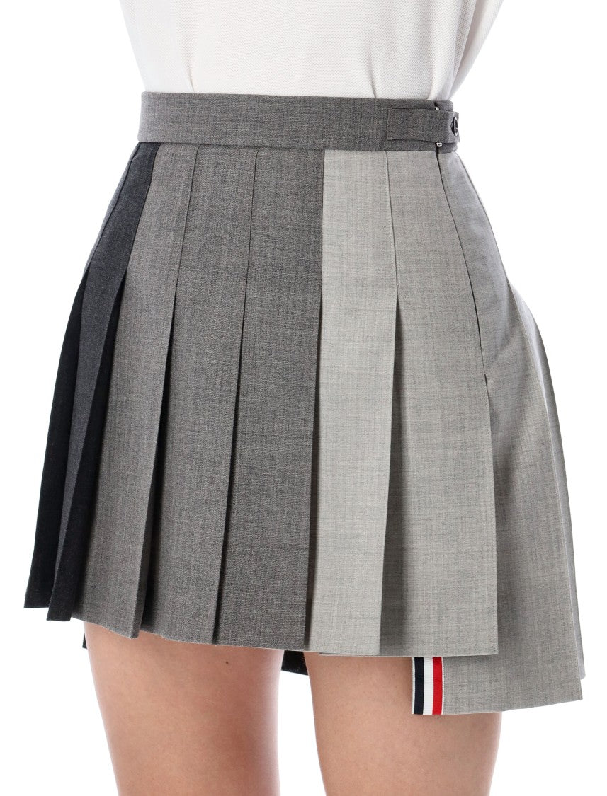 Thom Browne Fun Mix Pleated Mini Skirt