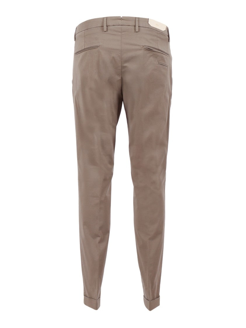 Briglia Slim Fit Cuffed Straight-Leg Pants