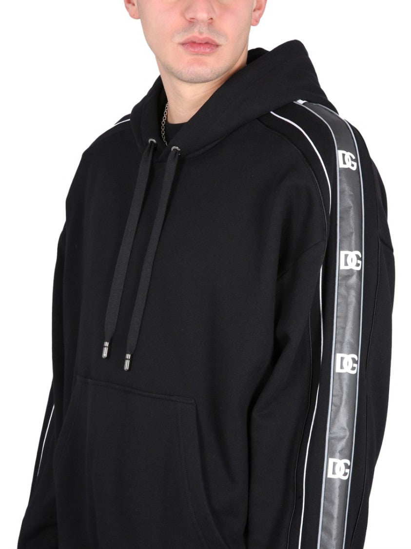 Dolce & Gabbana Sweatshirt With Logoed Band