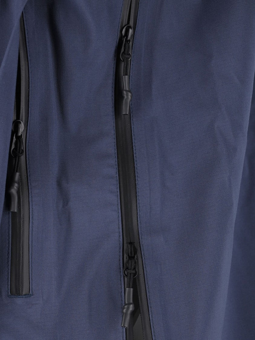 And Wander Blue Pertex Shield Waterproof Hooded Jacket