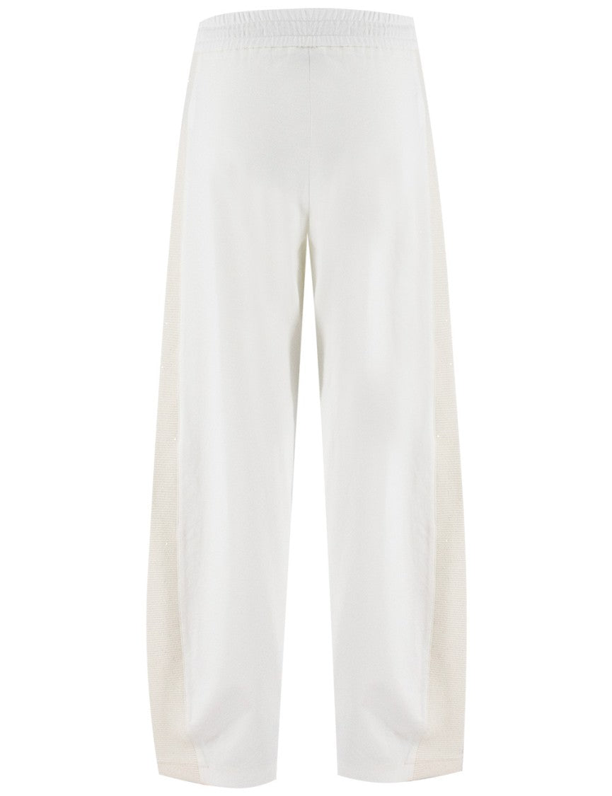 Panicale Cream Jogger Trousers