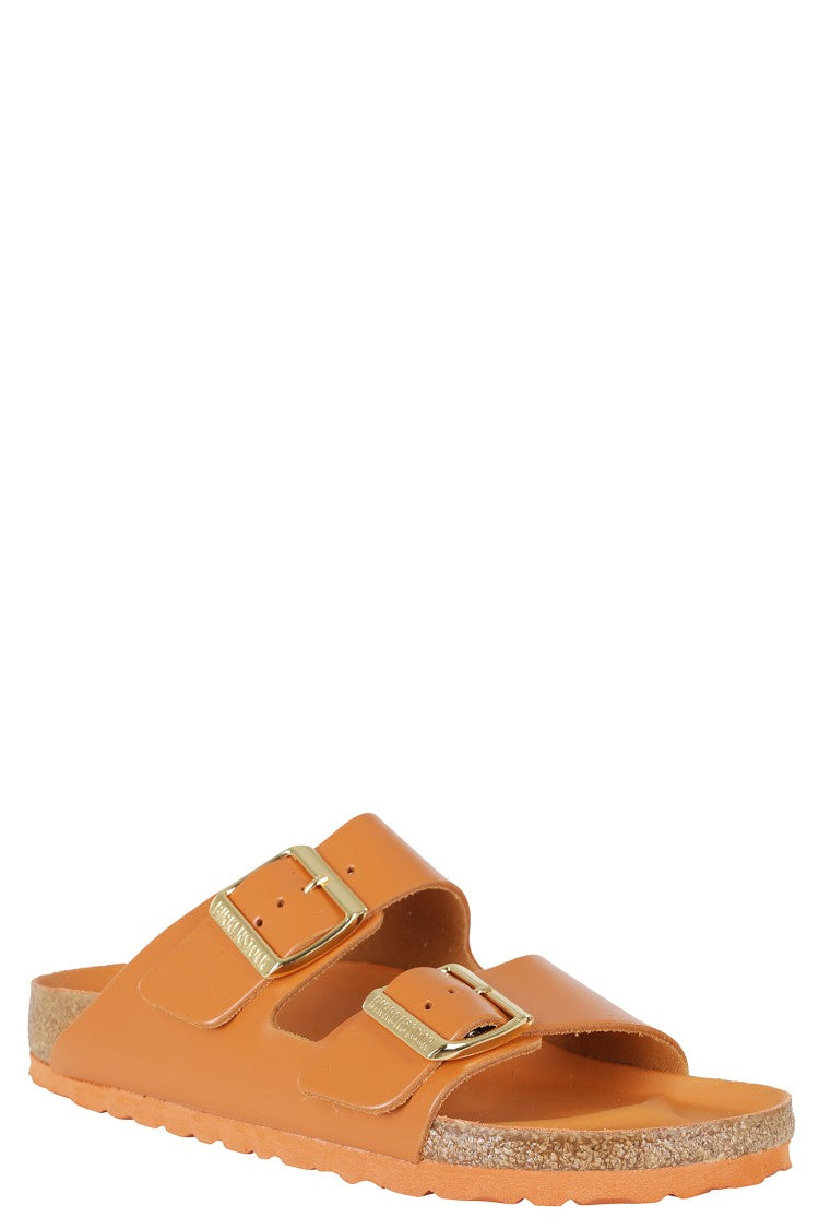 Birkenstock Kurkuma Arizona Hex Double-Strap Leather Sandals