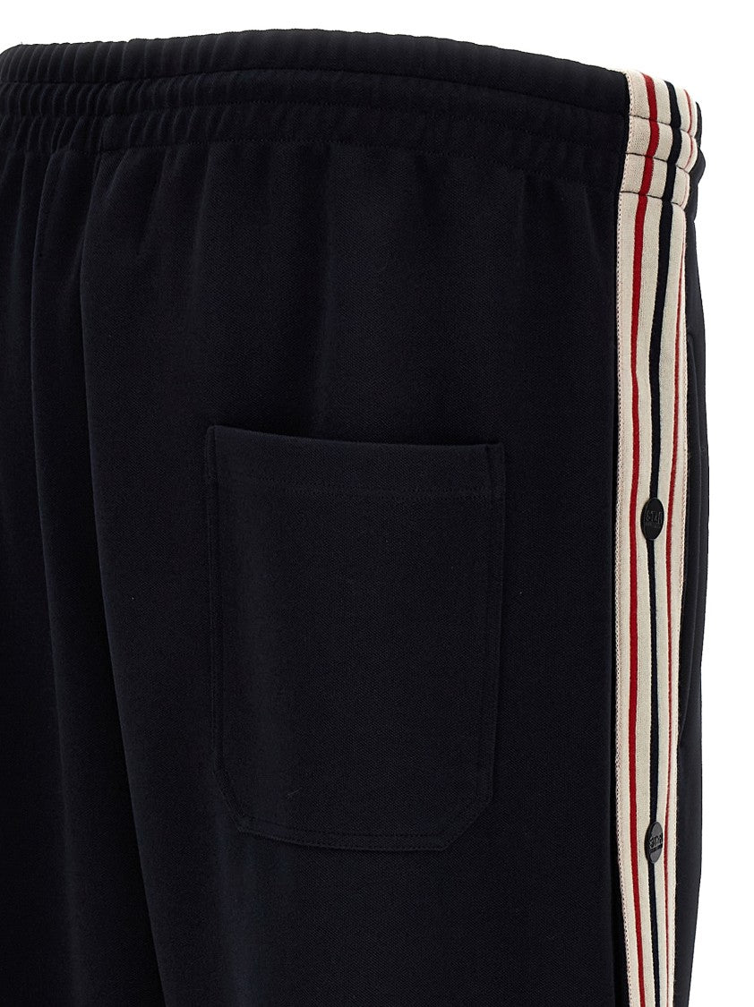 Golden Goose Wide Leg Joggers With Contrast Side Bands