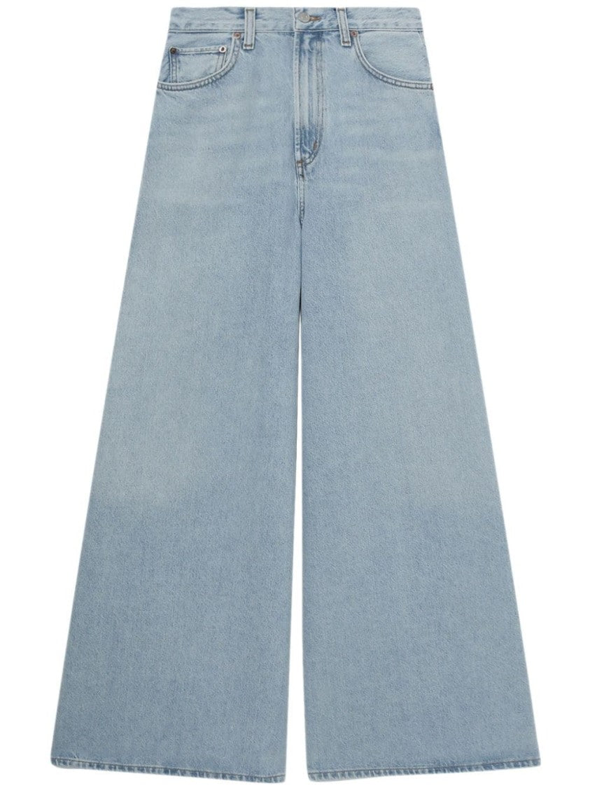 Agolde Nolan High-Rise Wide-Leg Jeans
