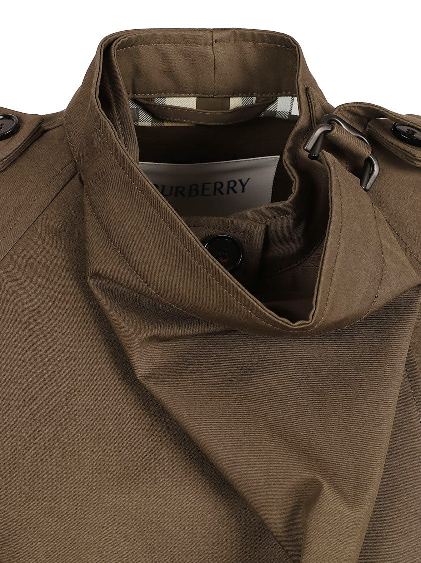 Burberry Double-Breasted Jacket With Cut-Out Design