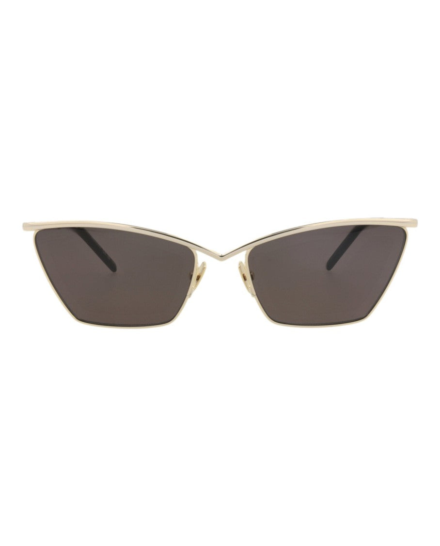 Saint Laurent Cat Eye-Frame Metal Sunglasses