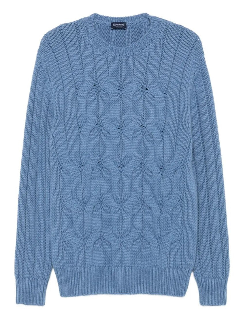 Drumohr Textured Knit Crew-Neck Sweater