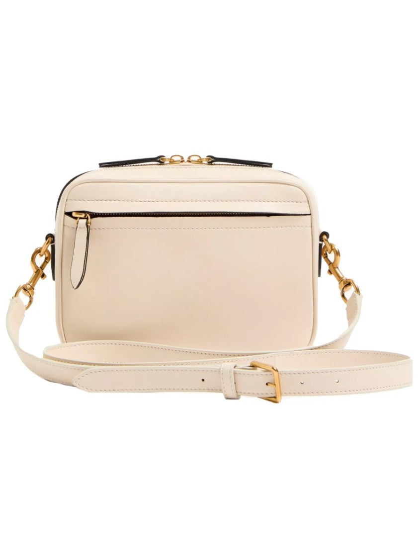 Valentino Garavani Cream Viva Superstar Logo Chain Bag