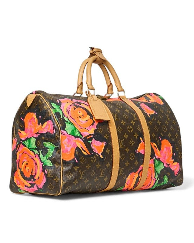Louis Vuitton Keepall 50 Stephen Sprouse Roses L.E.