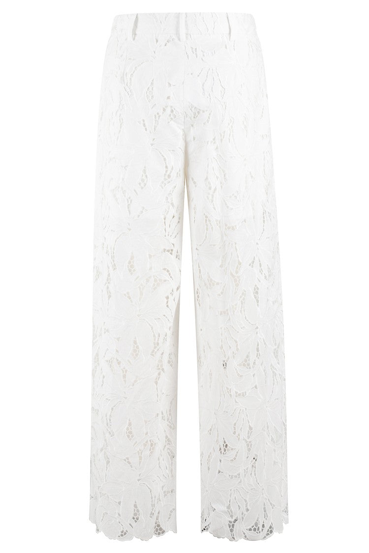 Isabelle Blanche Lace Culotte Pants