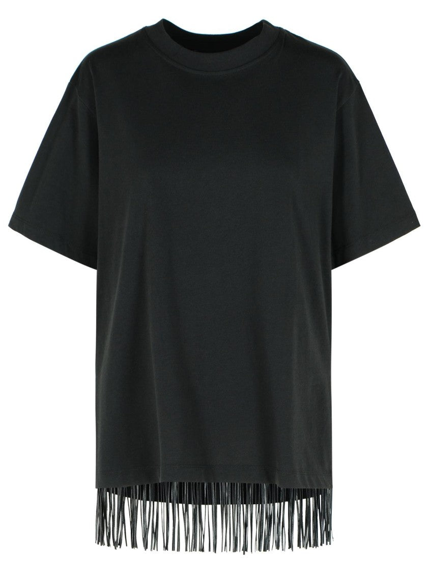 Sportmax Teatino' Black Cotton T-Shirt