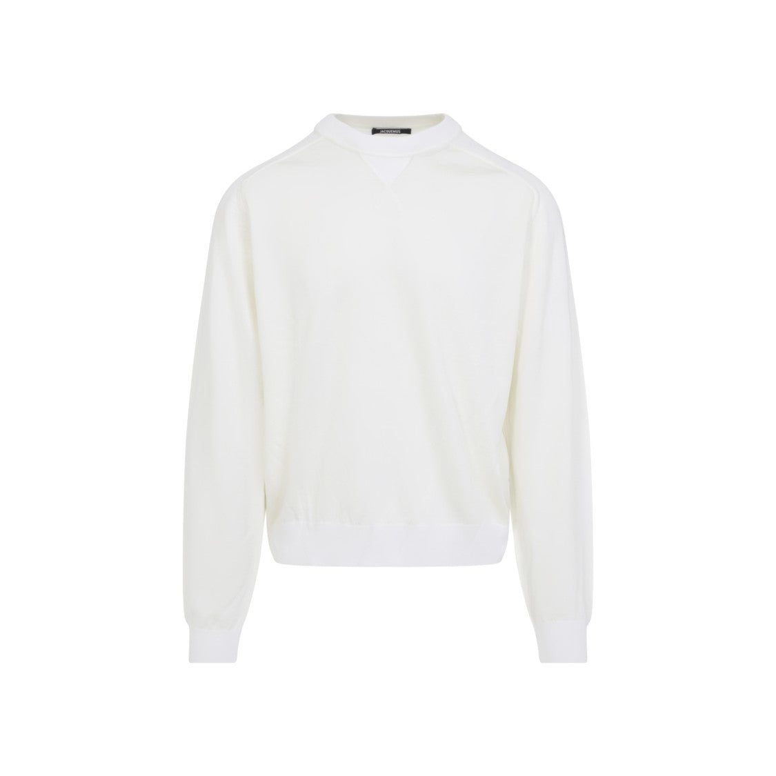 Jacquemus Brode Off White Merino Wool Pullover