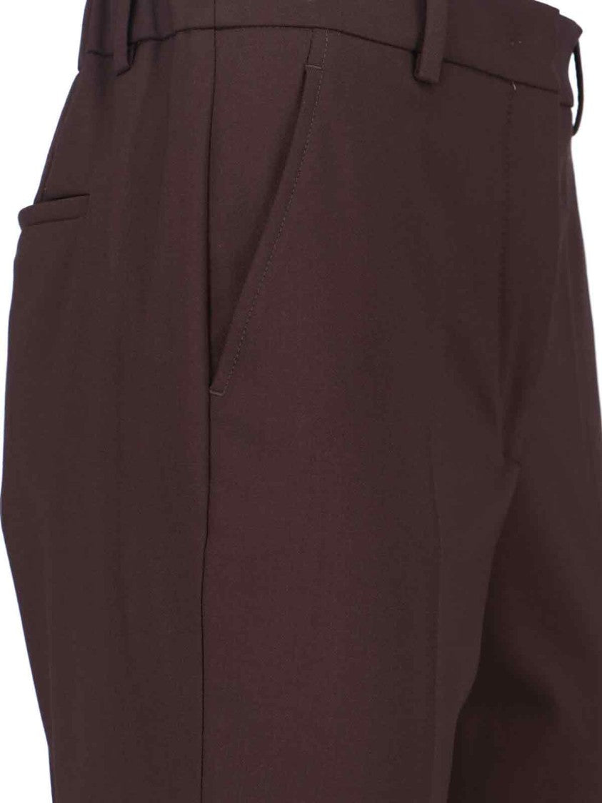 Incotex Straight-Leg Trousers With Mid-Rise Elastic Waistband And Tailored Finish