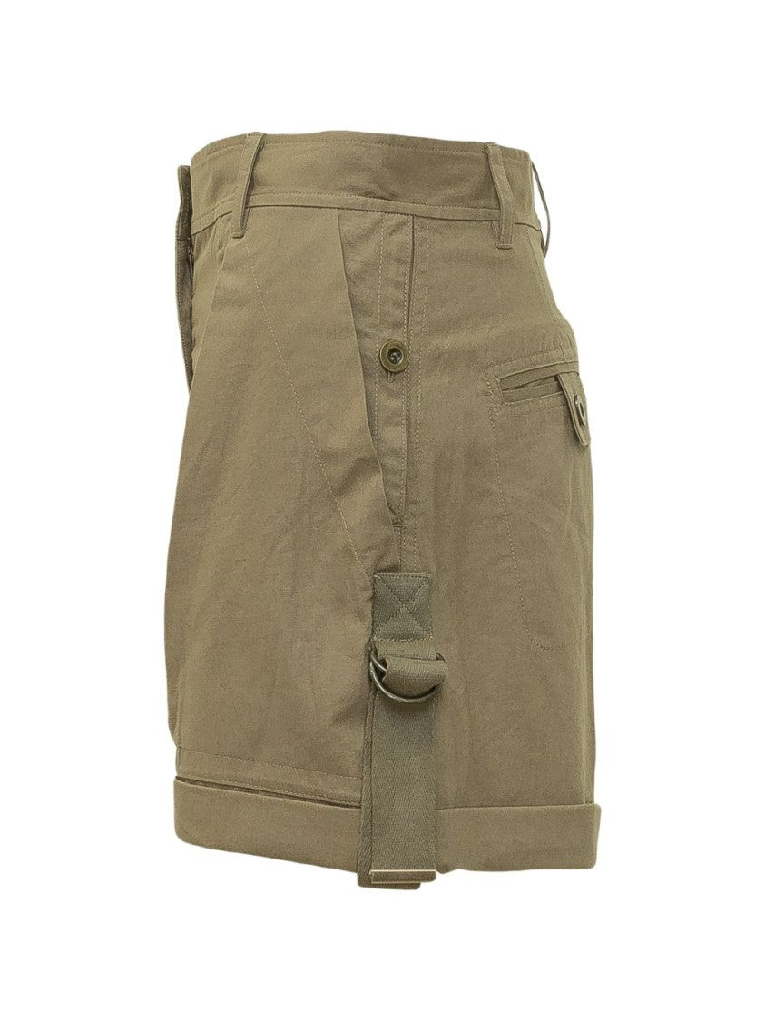Isabel Marant High-Waisted Tailored Shorts With Pleats