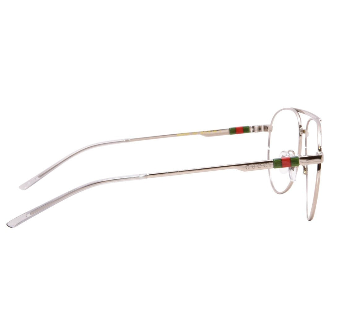 Gucci Eyeglasses Gg1679o 001 Silver Silver Transpa 56/15/145