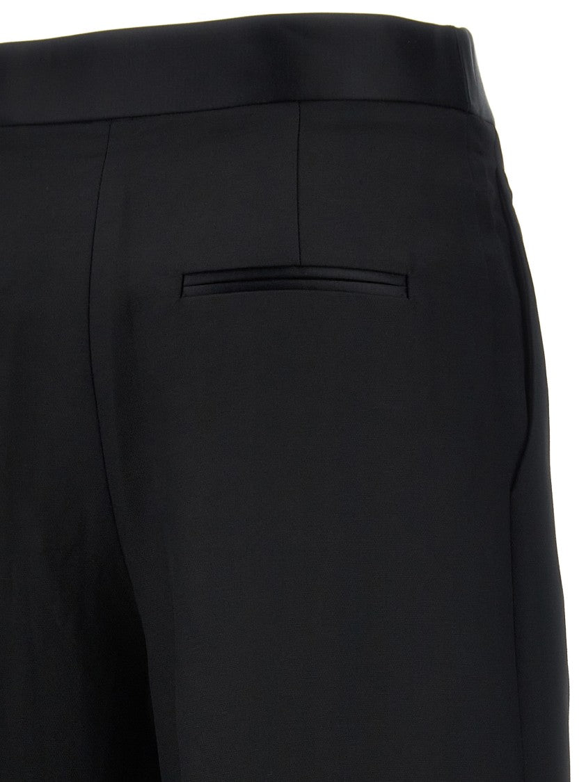 Khaite 'Marine' Wide-Leg Viscose Blend Trousers