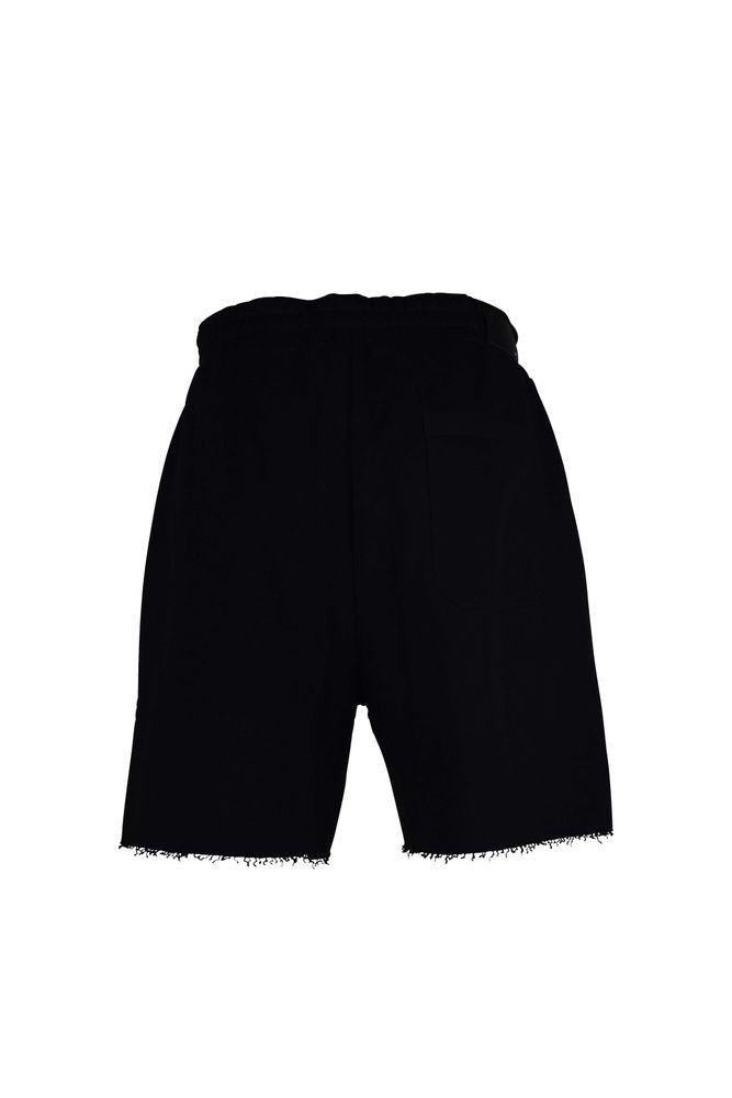 Amiri Relaxed Fit Black Cotton Shorts