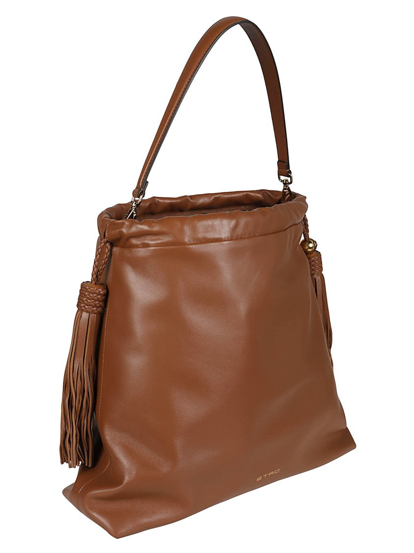 Etro Spacious Kalispera Shopping Bag With Braided Tassels